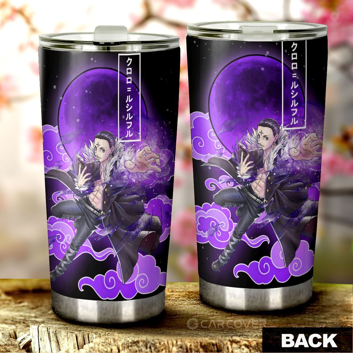 Chrollo Lucilfer Tumbler Cup Custom Anime Hunter x Hunter Car Interior Accessories