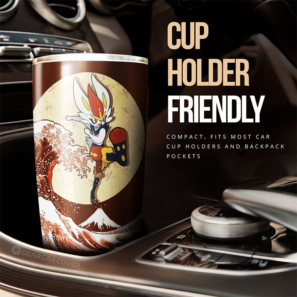 Cinderace Tumbler Cup Custom Pokemon Car Accessories