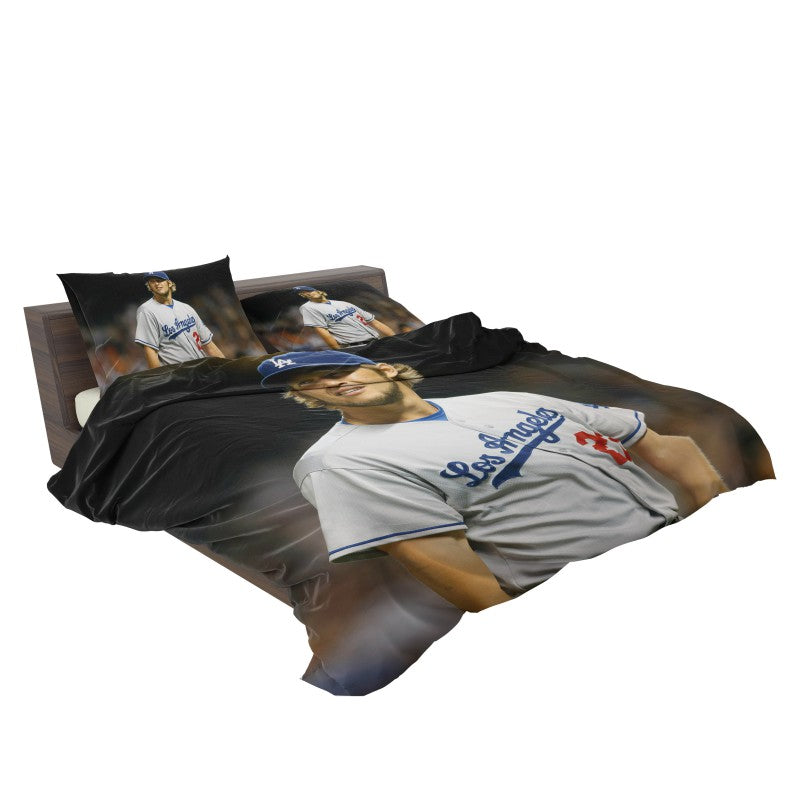 Clayton Kershaw Baseball Pitcher Los Angeles Dodgers Bedding Set