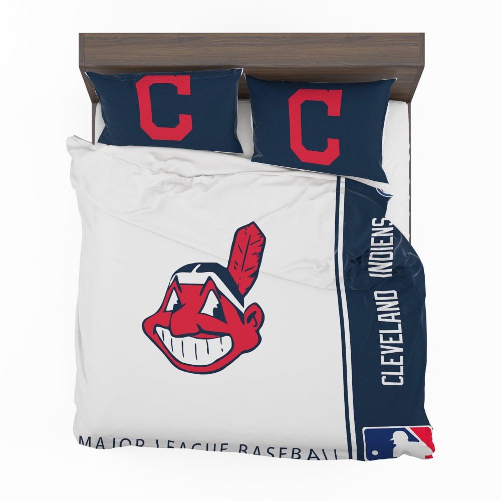 Cleveland Indians MLB Baseball American League Bedding Set