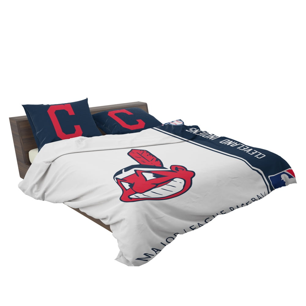 Cleveland Indians MLB Baseball American League Bedding Set