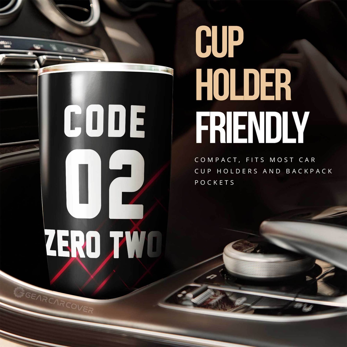 Code:002 Zero Two Tumbler Cup Custom For Fans