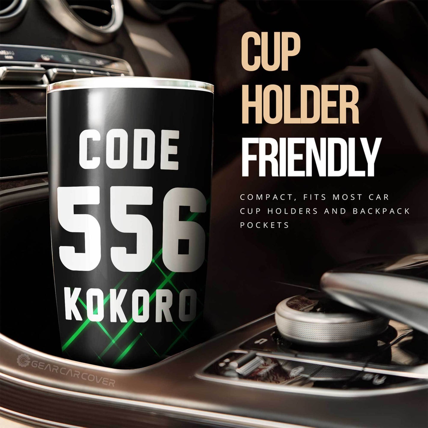 Code:556 Kokoro Tumbler Cup Custom DARLING In The FRANXX Anime Car Accessories
