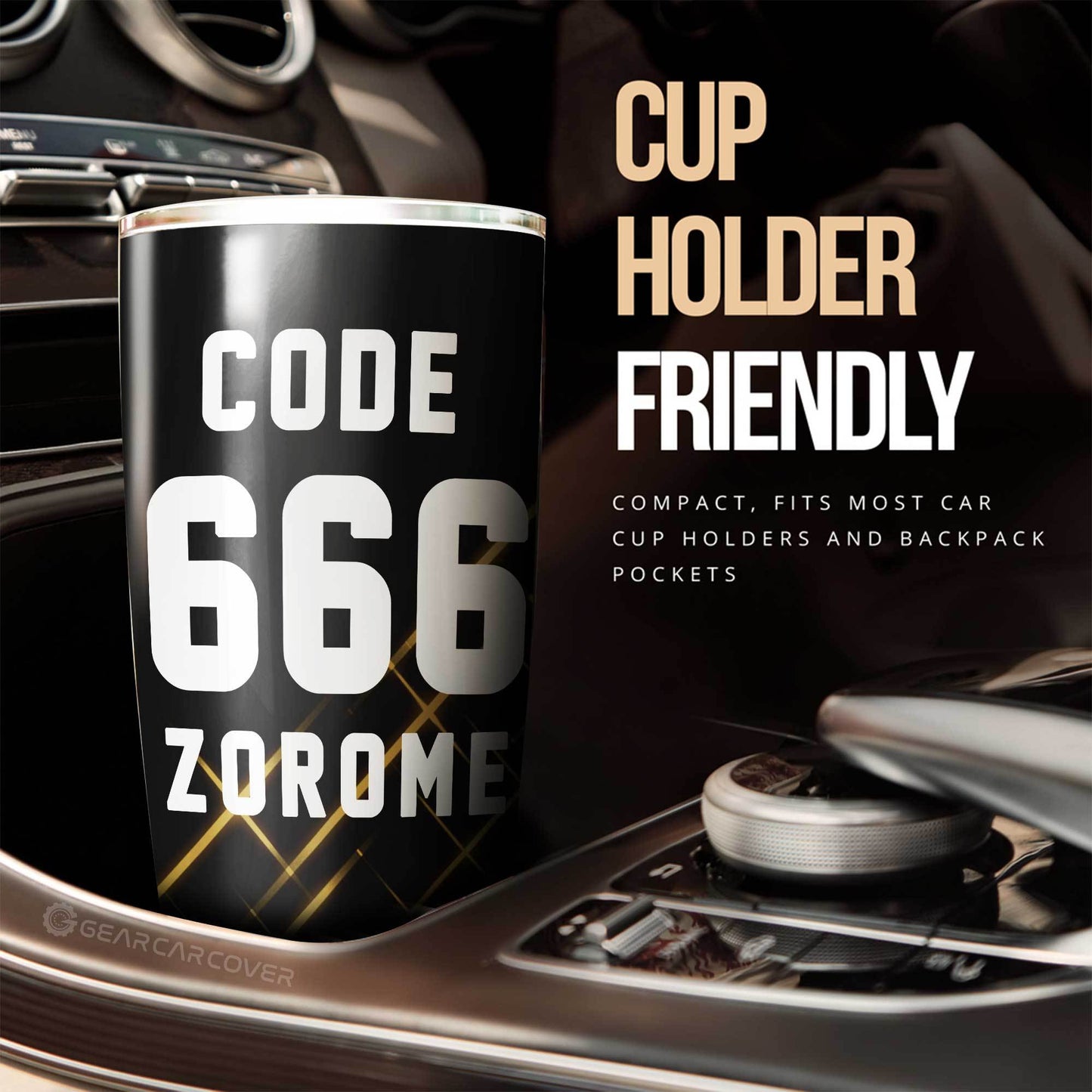 Code:666 Zorome Tumbler Cup Custom Car Accessories