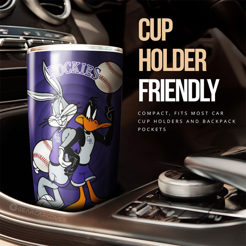 Colorado Rockies Tumbler Cup Custom Car Accessories
