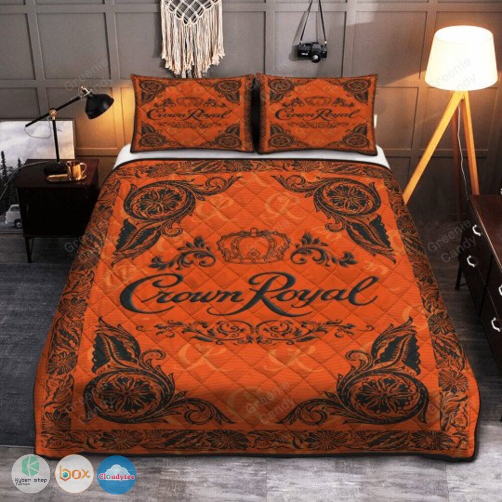 Crown Royal Orange Bedding Set