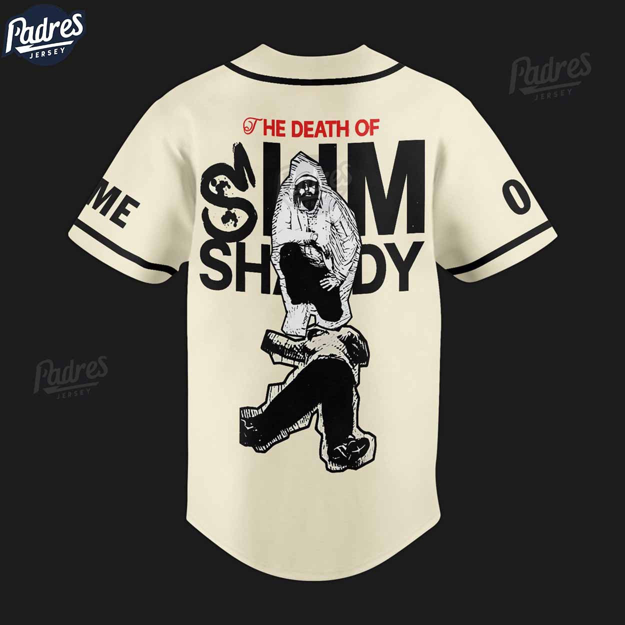 Custom Eminem The Death Of Slim Shady Baseball Jersey - Padres Jersey Oasis: Elevate Your Baseball Style Game