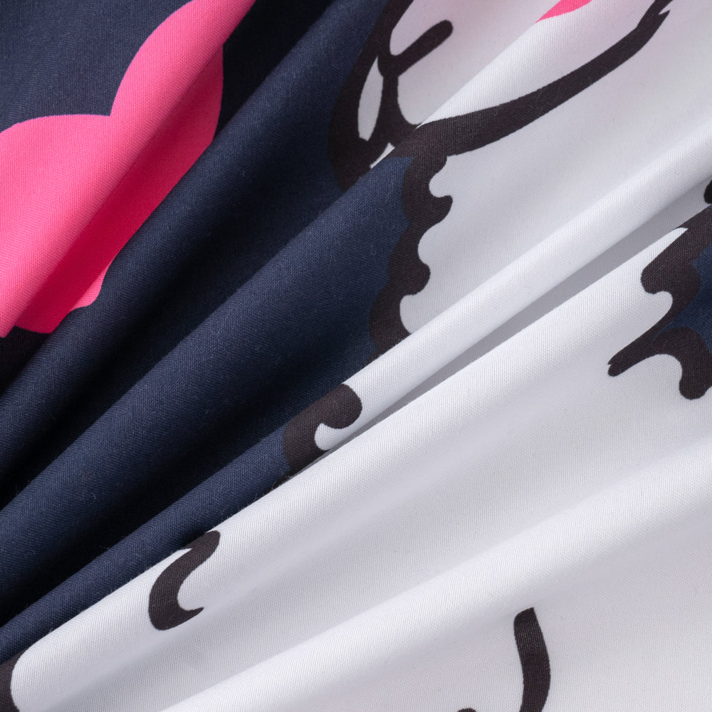 3D Alpaca Cartoon Pattern Quilt Cover Set Bedding Set Duvet Cover Pillowcases 530