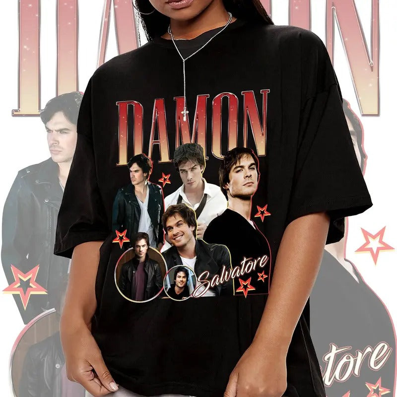 Damon Salvatore The Vampire Diaries Shirt