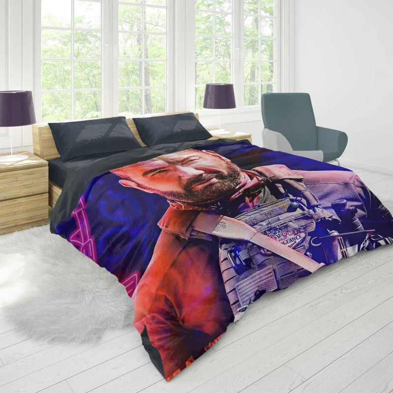 Dave Bautista as Scott Ward in Army of the Dead Movie Duvet Cover