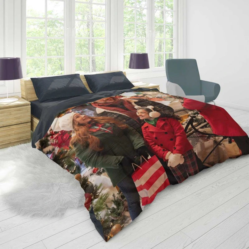 Falling for Christmas Movie Duvet Cover
