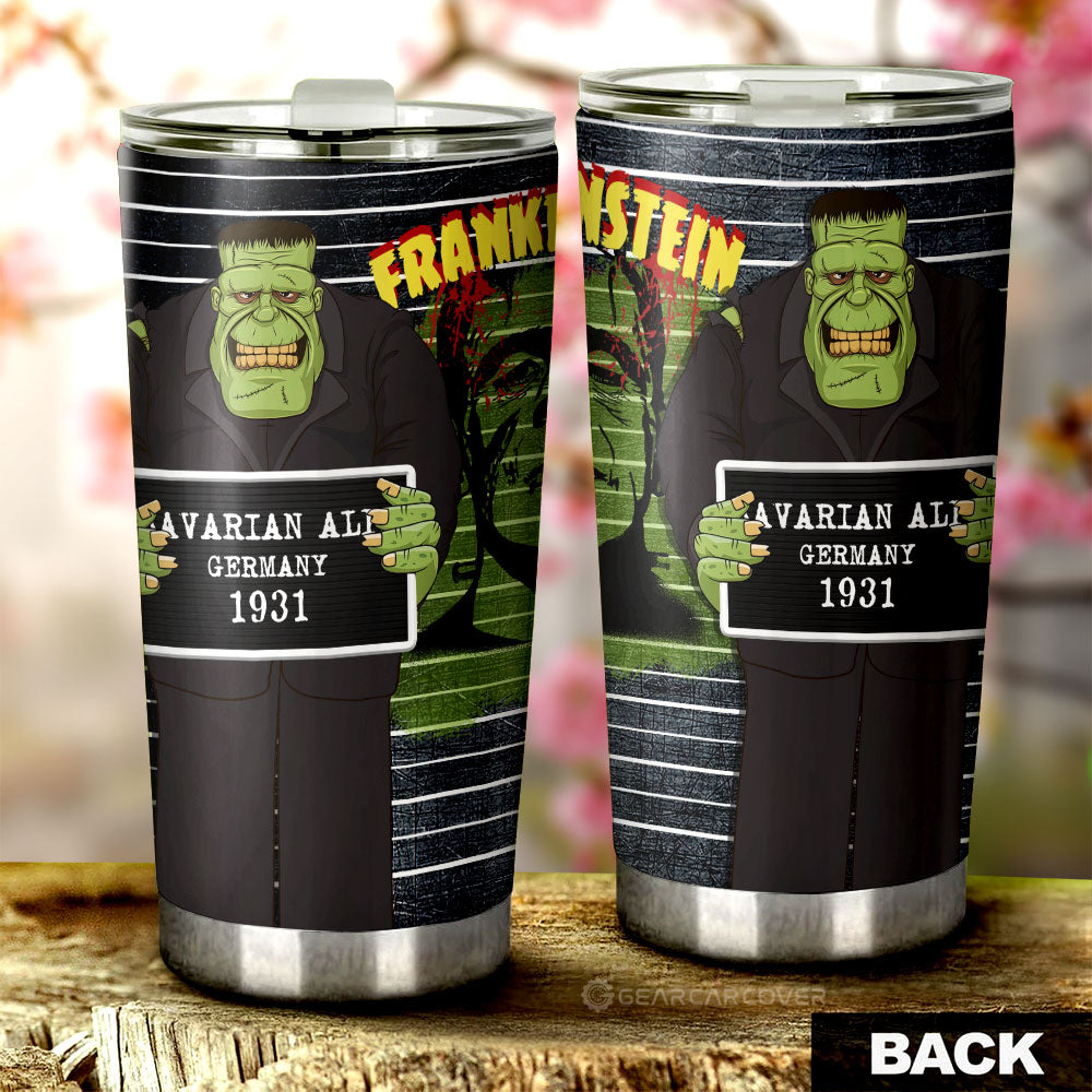 Frankenstein Tumbler Cup Custom Horror Characters Car Interior Accessories