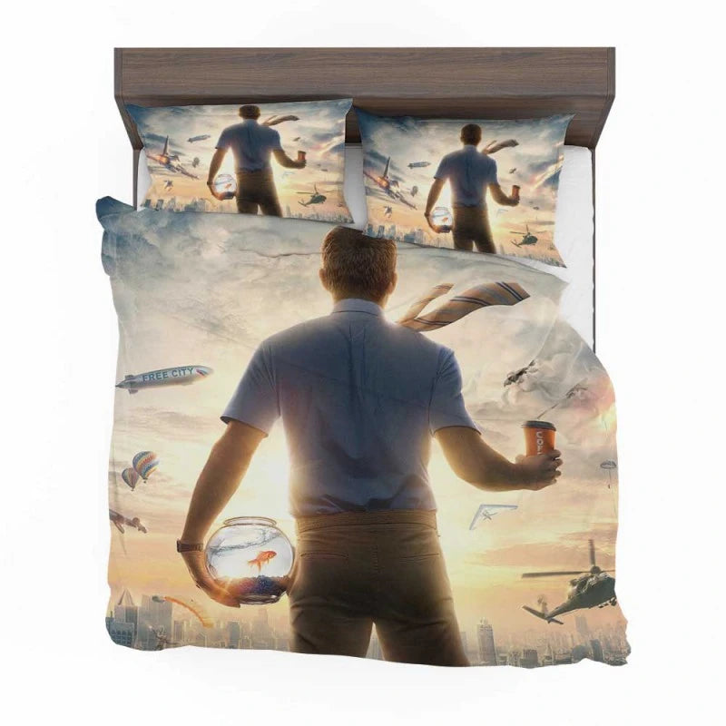 Free Guy Movie Ryan Reynolds Bedding Set