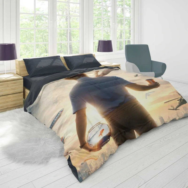 Free Guy Movie Ryan Reynolds Duvet Cover