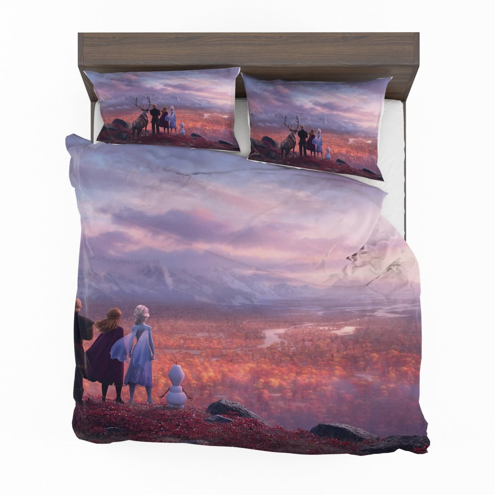 Frozen 2 Movie AnnaElsaKristoffOlaf Bedding Set