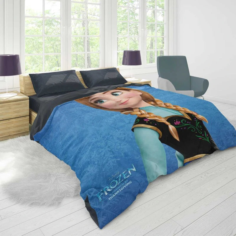 Frozen Animated Movie Anna Duvet Cover