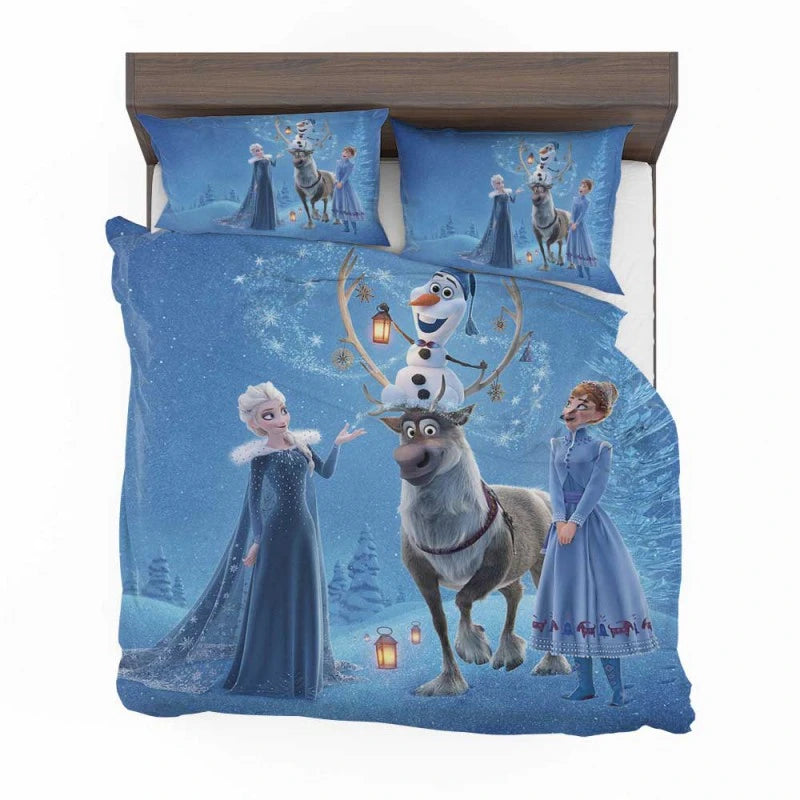 Frozen Movie Disney Elsa and Anna Bedding Set