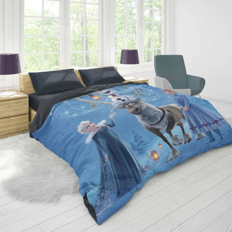 Frozen Movie Disney Elsa and Anna Duvet Cover