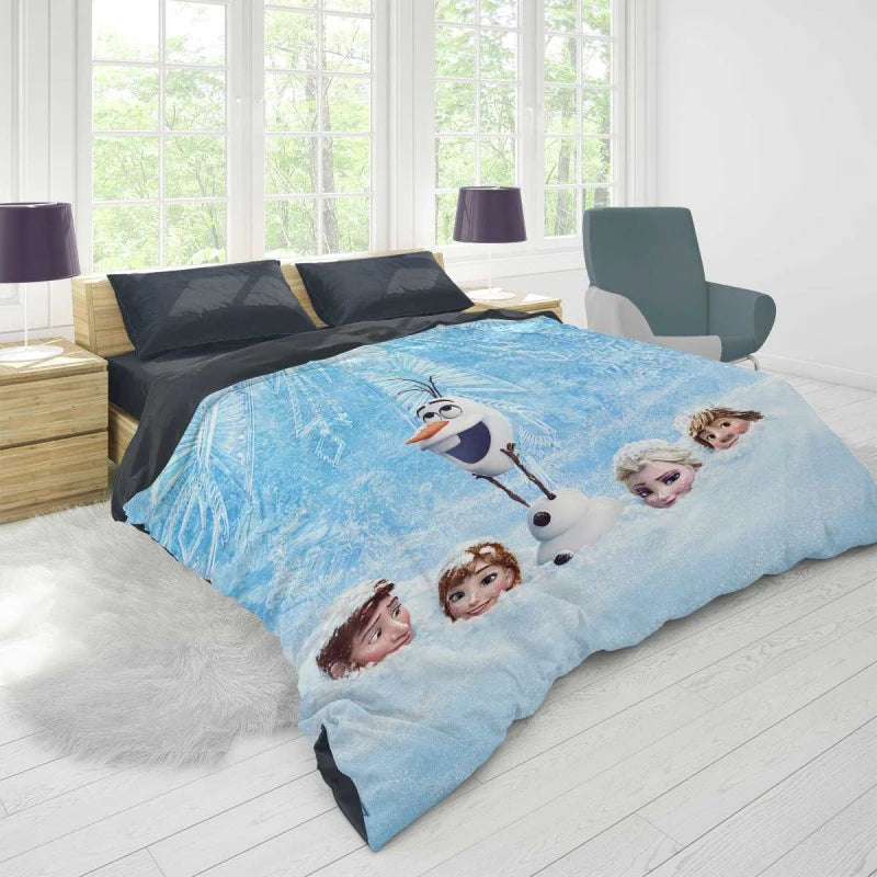 Frozen Movie Poster Duvet Cover