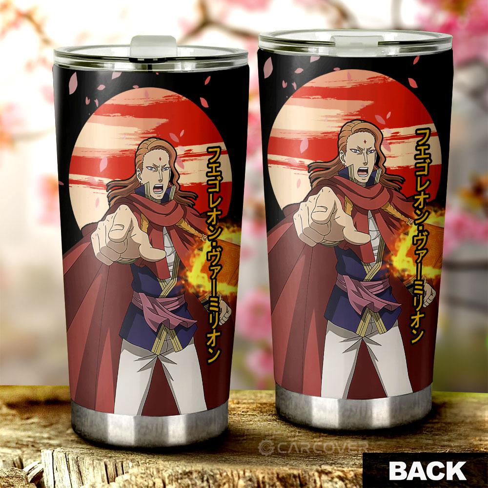 Fuegoleon Vermillion Tumbler Cup Custom Anime Black Clover Car Accessories
