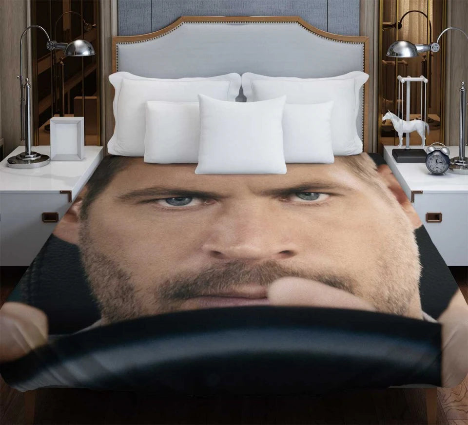 Furious 7 Movie Brian Paul Walker Duvet Cover