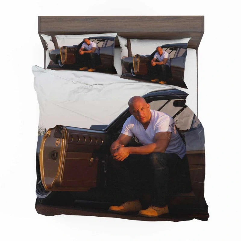 Furious 7 Movie Vin Diesel Dominic Toretto Bedding Set
