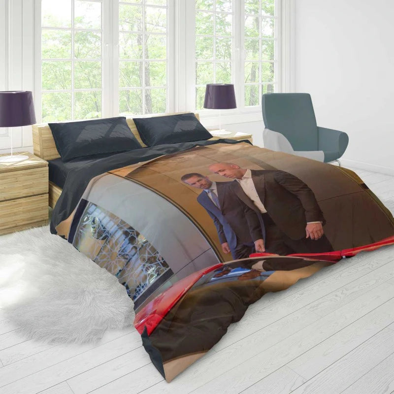 Furious 7 Movie Vin Diesel Paul Walker Duvet Cover