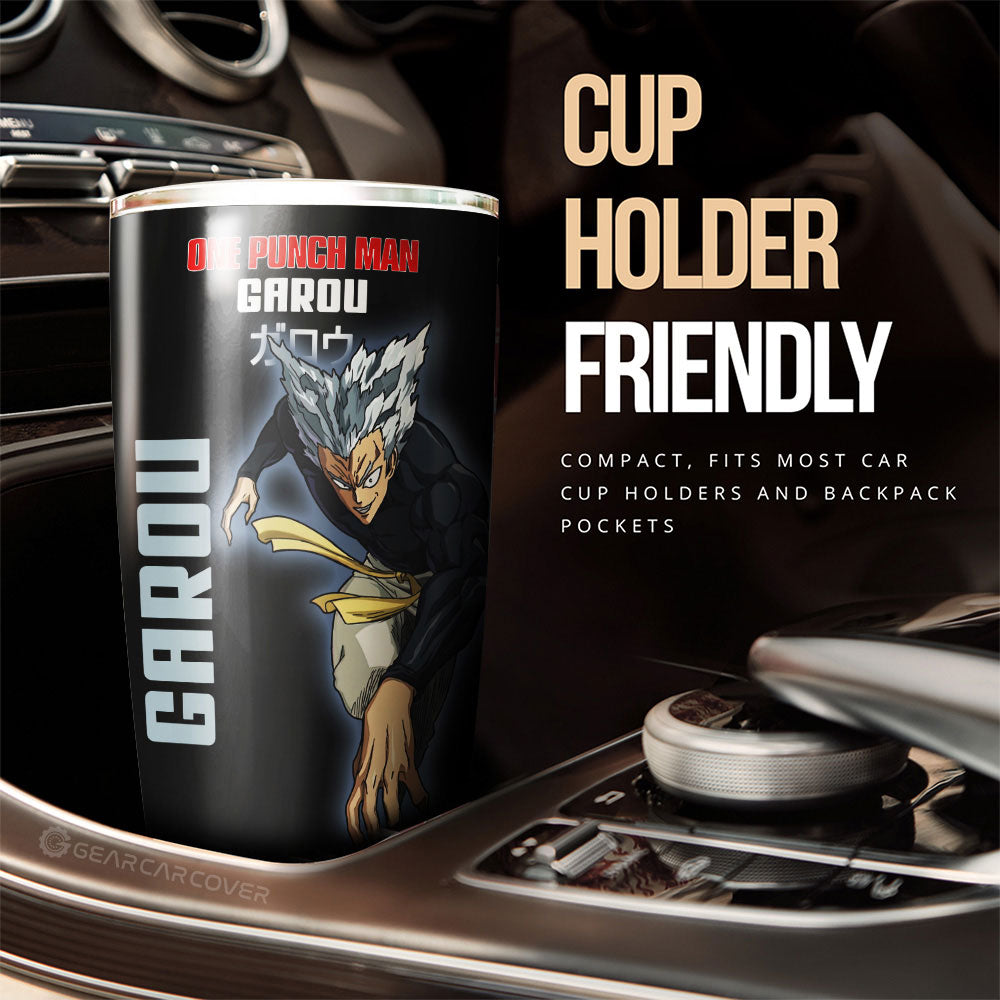 Garou Saitama Tumbler Cup Custom One Punch Man Anime Car Interior Accessories