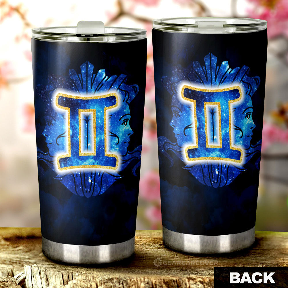 Gemini Tumbler Cup Custom Name Zodiac Car Interior Accessories
