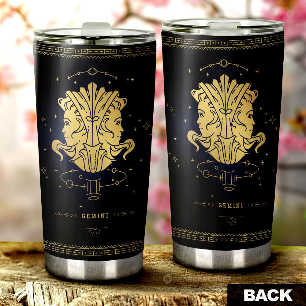Gemini Tumbler Cup Custom Zodiac Car Interior Accessories