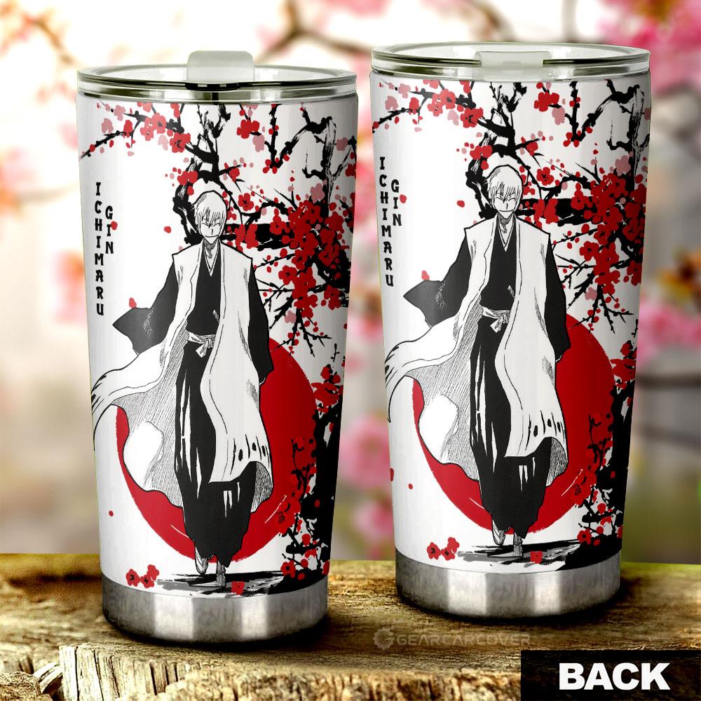 Gin Ichimaru Tumbler Cup Custom Japan Style Anime Bleach Car Interior Accessories