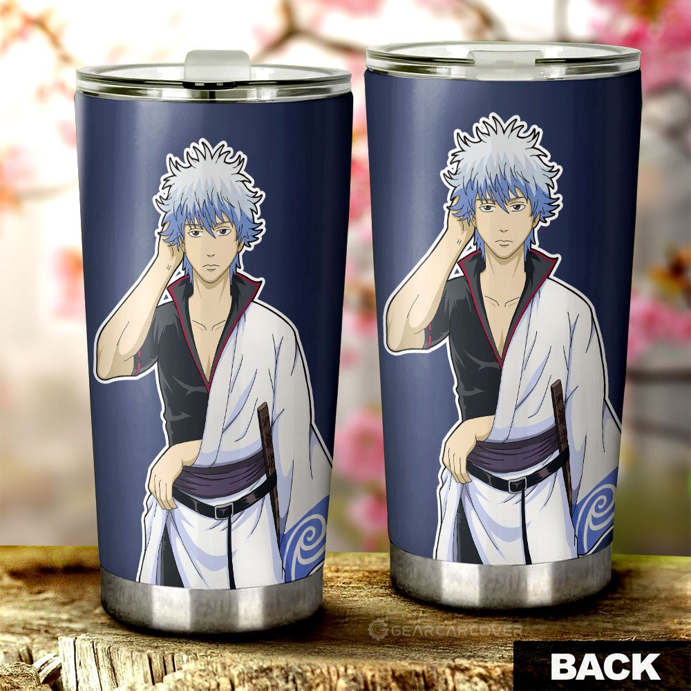 Gintoki Sakata Tumbler Cup Custom Main Hero Gintama Car Accessories