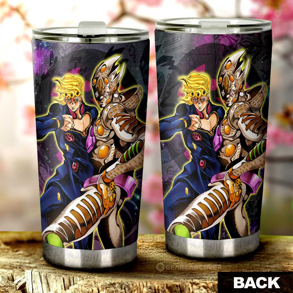 Giorno Giovanna Tumbler Cup Custom Galaxy Manga JJBA
