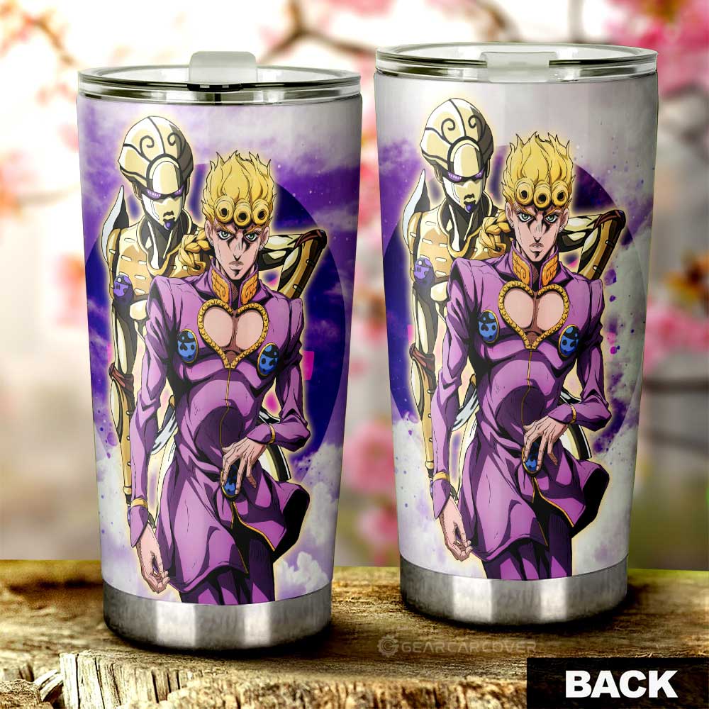Giorno Giovanna Tumbler Cup Custom Jojo's Bizarre Adventures Anime