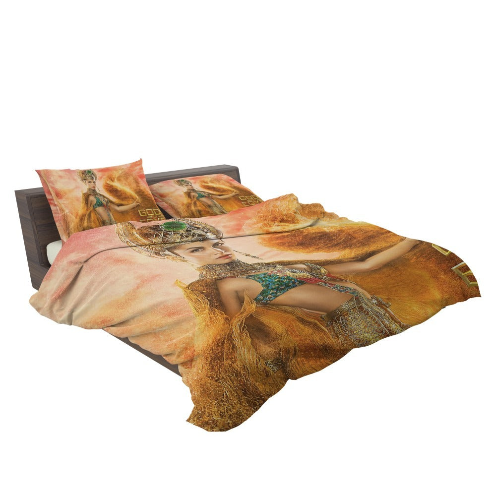 Gods Of Egypt Movie Crown Elodie Yung Goddess Hathor Bedding Set