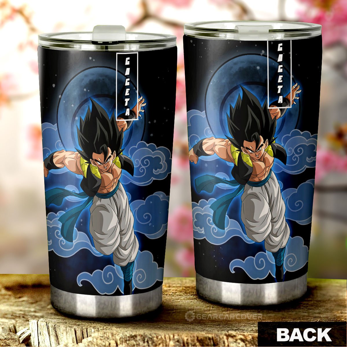 Gogeta Tumbler Cup Custom Anime Dragon Ball Car Accessories