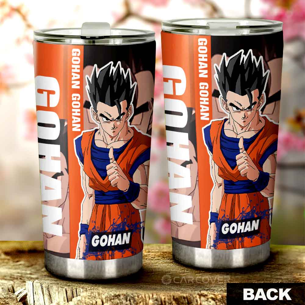 Gohan Tumbler Cup Custom Anime Dragon Ball Car Accessories