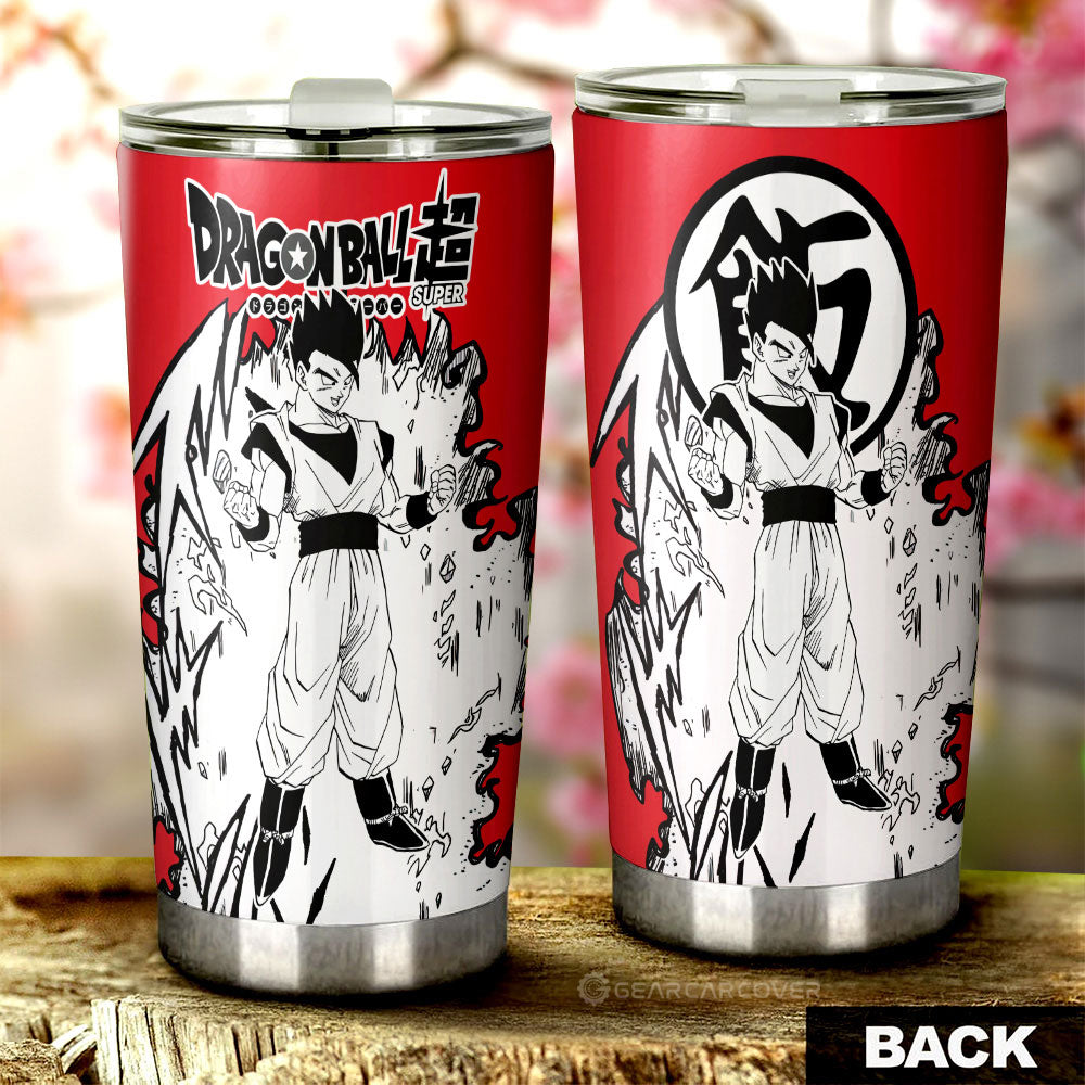Gohan Tumbler Cup Custom Car Accessories Manga Style For Fans