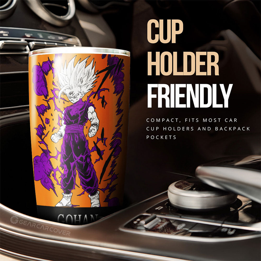 Gohan Tumbler Cup Custom Dragon Ball Anime Manga Color Style