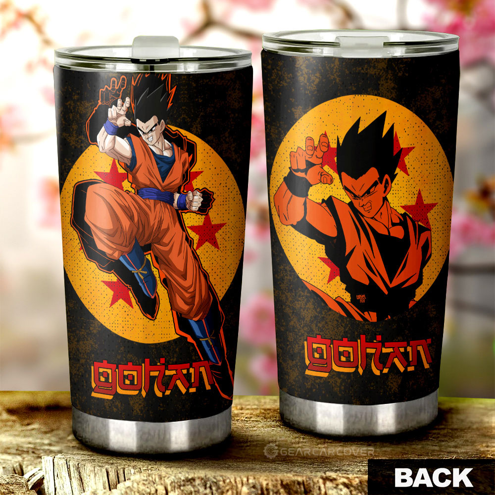 Gohan Tumbler Cup Custom Dragon Ball Car Accessories