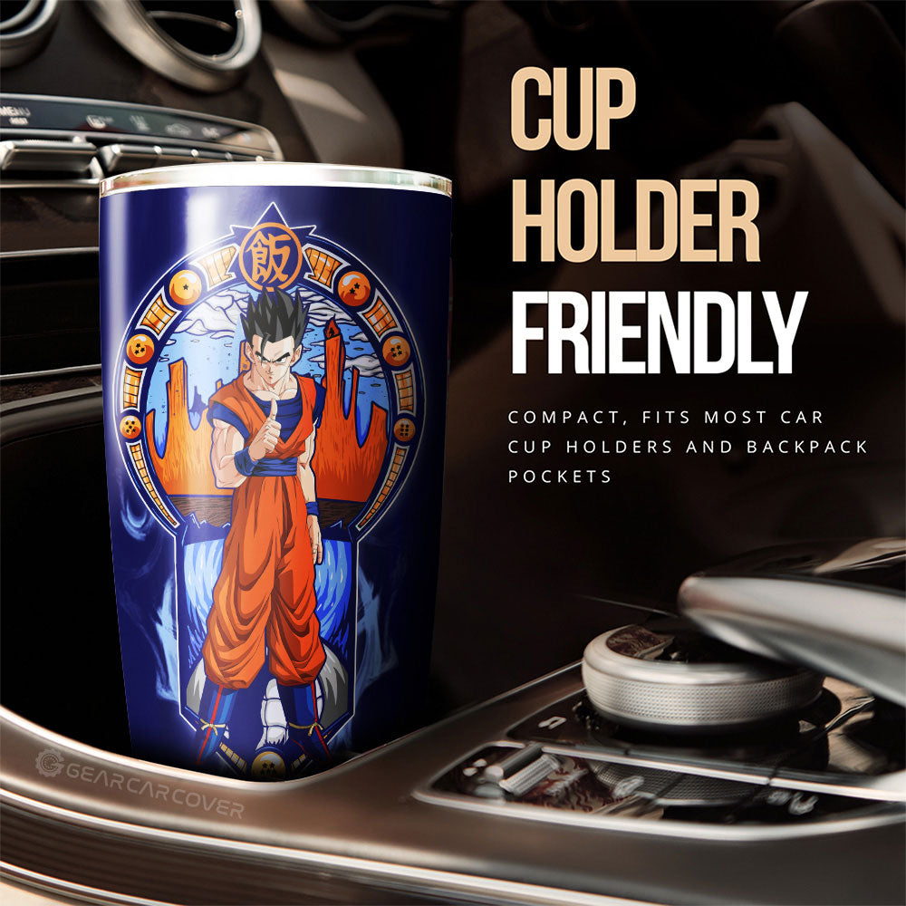 Gohan Tumbler Cup Custom Dragon Ball Car Interior Accessories