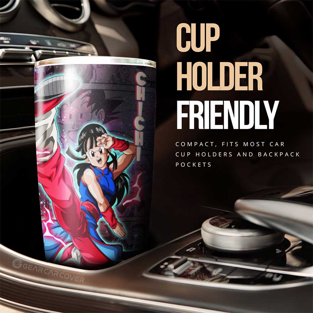 Goku And Chichi Tumbler Cup Custom Car Accessories Galaxy Style