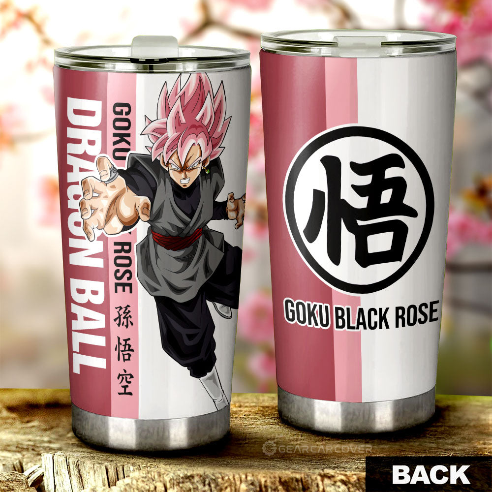 Goku Black Rose Tumbler Cup Custom Car Accessories For Fans