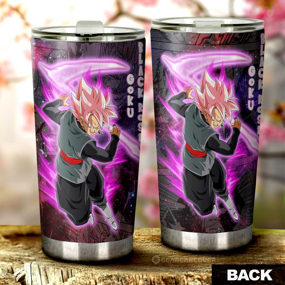Goku Black Rose Tumbler Cup Custom Car Accessories Galaxy Style
