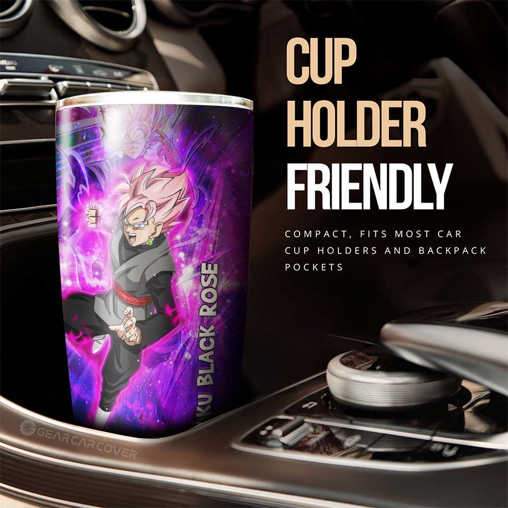 Goku Black Rose Tumbler Cup Custom Characters Dragon Ball Anime Car Interior Accessories
