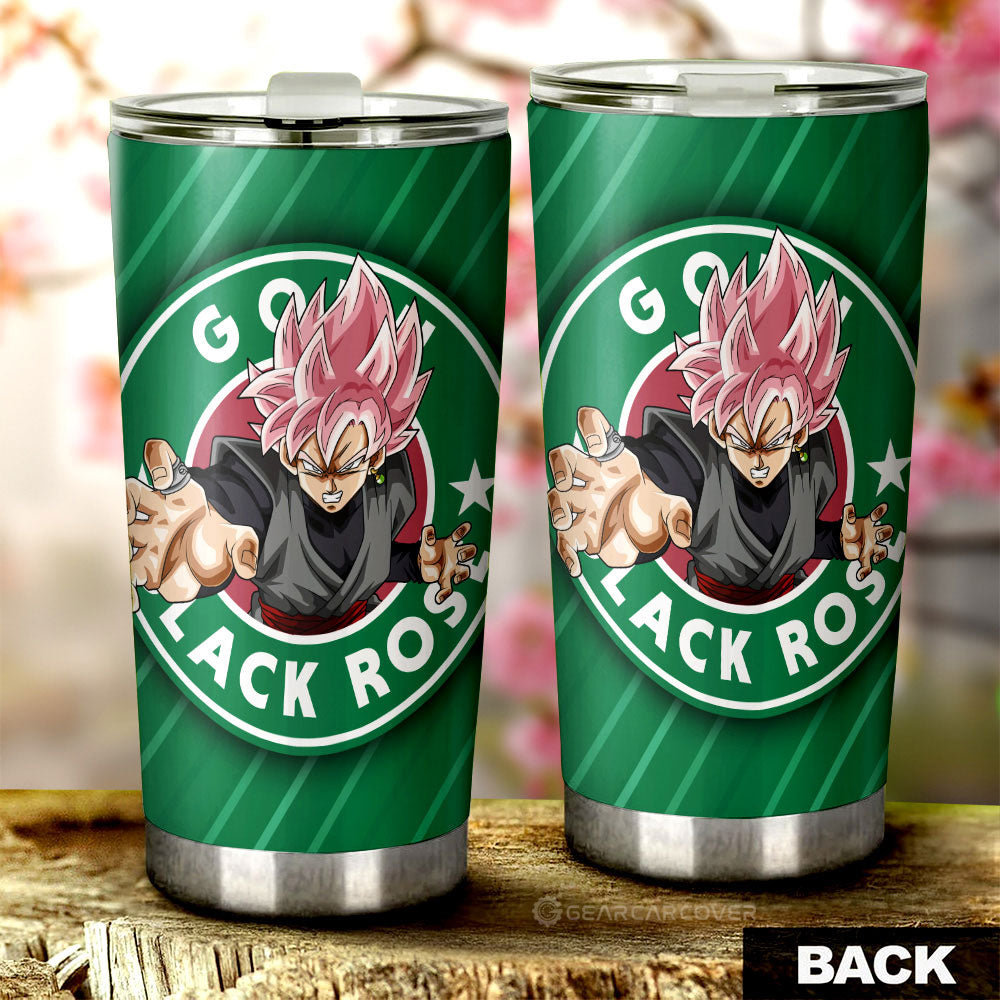 Goku Black Rose Tumbler Cup Custom Dragon Ball Anime Car Accessories