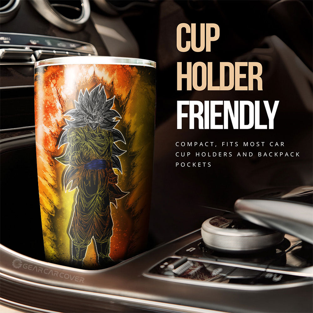 Goku SSJ Tumbler Cup Custom Anime Car Accessories