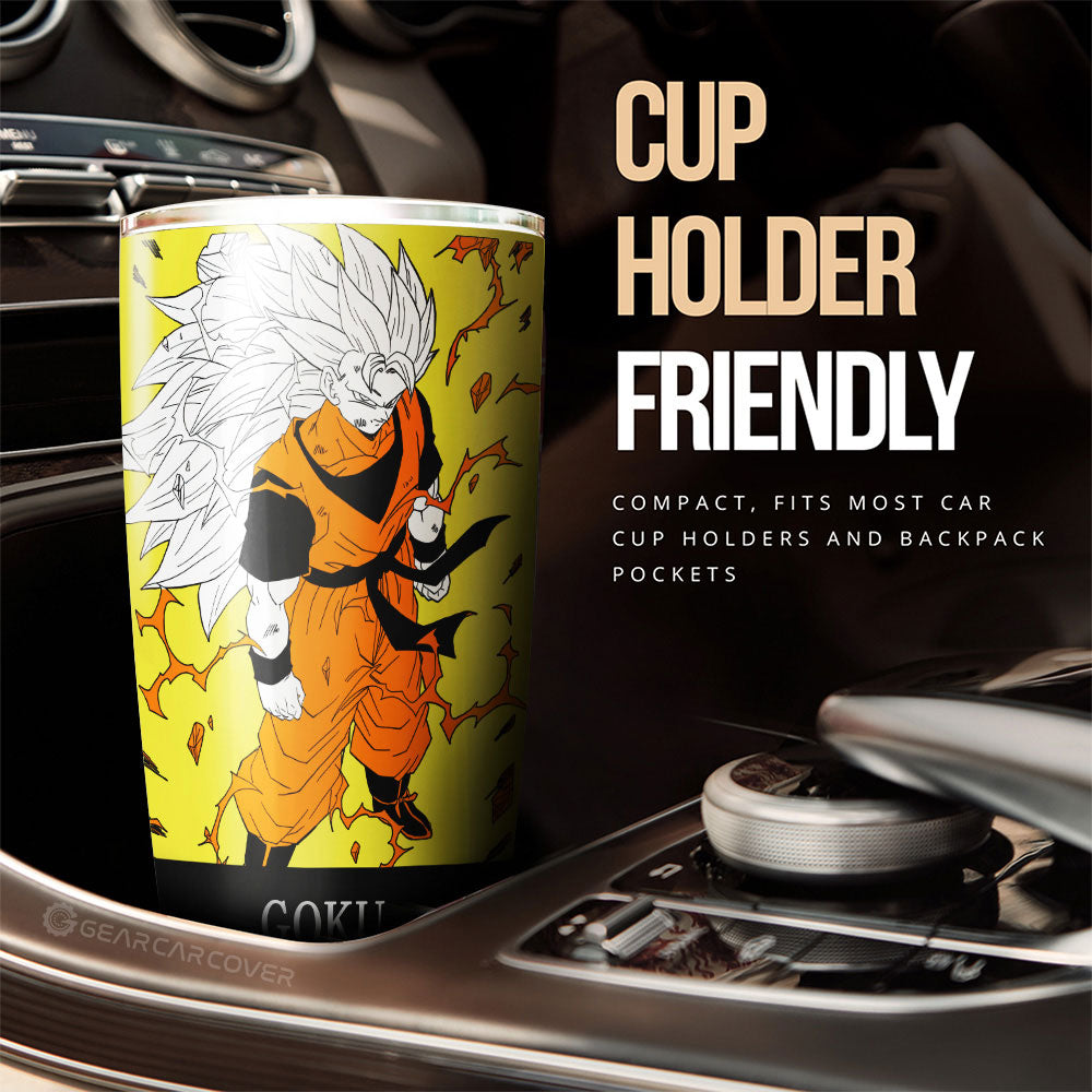 Goku SSJ Tumbler Cup Custom Dragon Ball Anime Manga Color Style