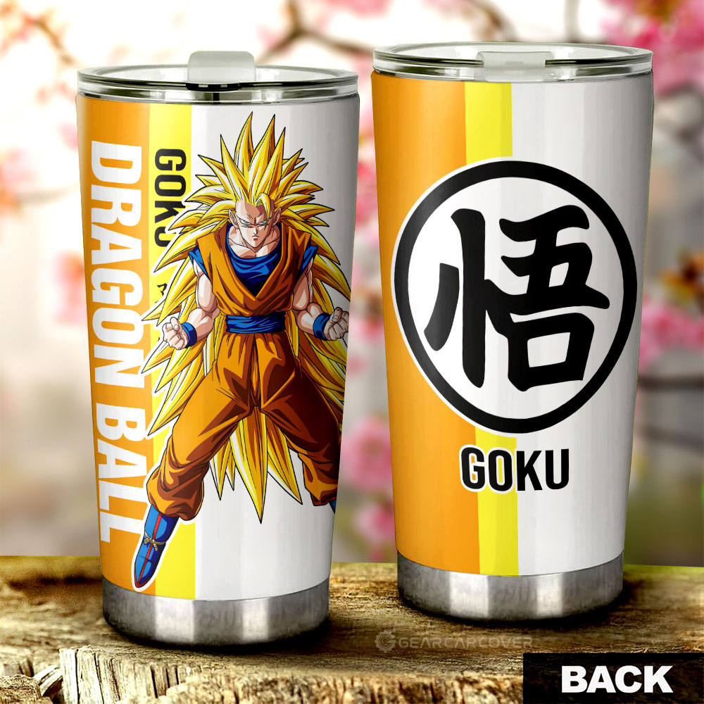 Goku SSJ Tumbler Cup Custom Dragon Ball Car Accessories For Anime Fans