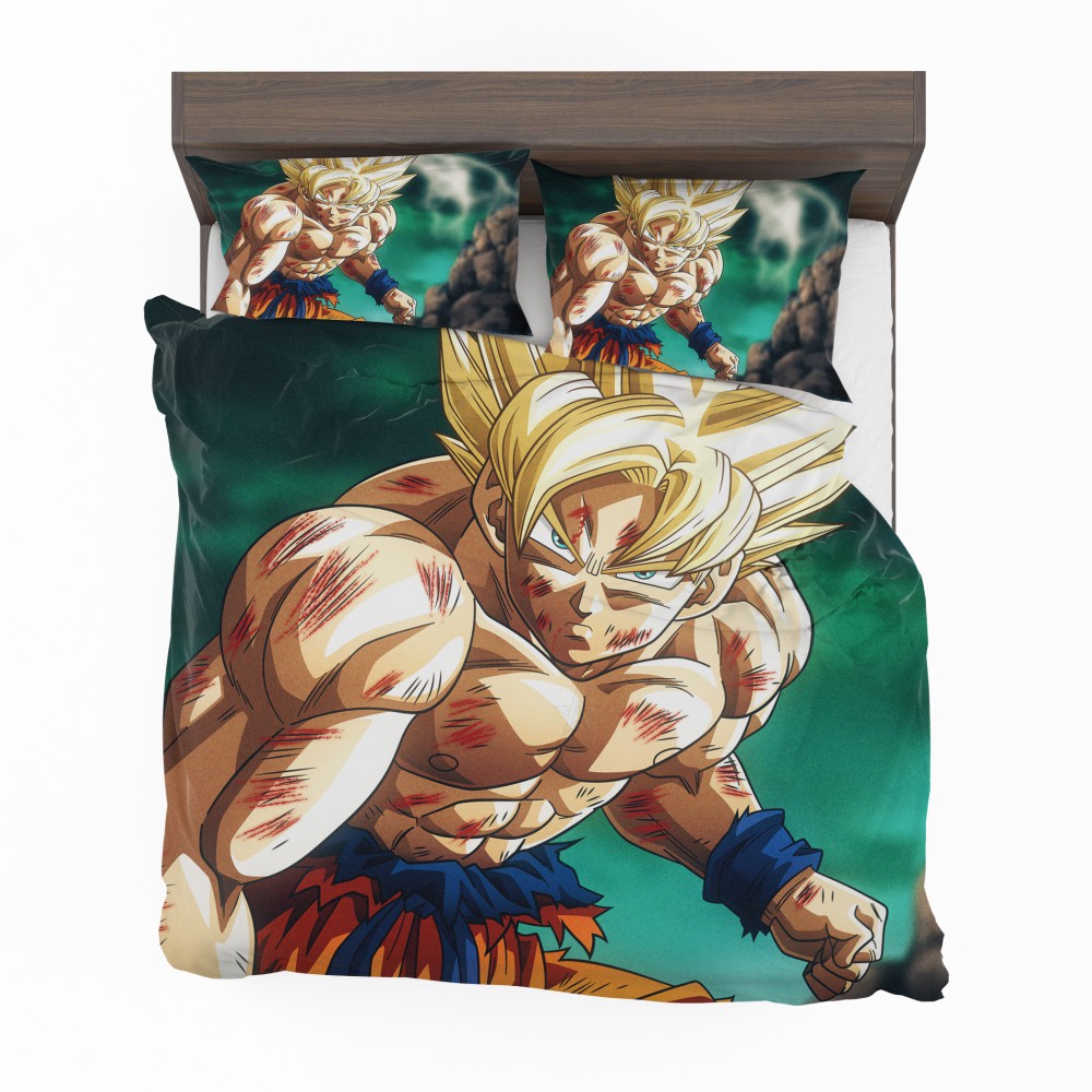 Goku Super Saiyan Dragon Ball Anime Bedding Set